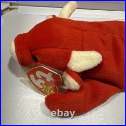 TY Beanie Baby Tabasco Very Rare 1995 Bulls PVC Tag Errors Mint Condition
