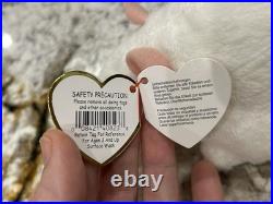 TY Beanie Baby Tiny The White Mouse Ultra Rare 2010 Limited ED. Carletto Tags