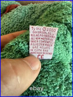 TY Beanie Baby Ultra Rare Rainbow Tag Edition! Errors! 1999 Wallace Bear