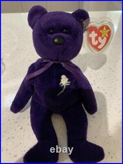 TY Beanie Baby Ultra rare 1997 Princess Diana Made in Indonesia