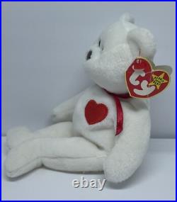 TY Beanie Baby Valentino the Bear 1993/94 Brown Nose withTag Errors (RARE) TY Beanie Baby Valentino the Bear 1993/94 Brown Nose withTag Errors (RARE)