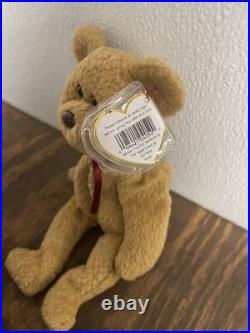 TY Beanie Baby Very Rare Curly the Bear with Tag Errors (1993/1996) & Brown Nose TY Beanie Baby Very Rare Curly the Bear with Tag Errors (1993/1996) & Brown Nose