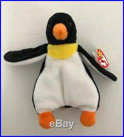 TY Beanie Baby Waddle The Penguin 1995 Rare Retired Vintage & Collectible