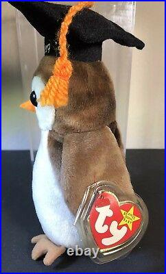 TY Beanie Baby Wise 1998 Retired With Many Errors On Tags. RARE COLLECTABLE NEW