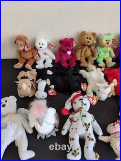 TY Beanie Baby lot 34 With Many Originals, Some Rare with Errors 1993 Need Gone