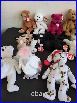 TY Beanie Baby lot 34 With Many Originals, Some Rare with Errors 1993 Need Gone