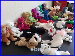 TY Beanie Baby lot 34 With Many Originals, Some Rare with Errors 1993 Need Gone