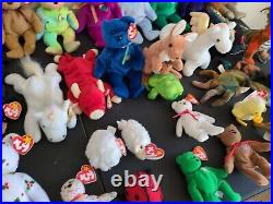 TY Beanie Baby lot 34 With Many Originals, Some Rare with Errors 1993 Need Gone