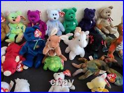 TY Beanie Baby lot 34 With Many Originals, Some Rare with Errors 1993 Need Gone