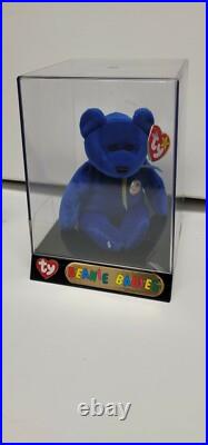 TY Beanie Ultra Rare Retired Clubby 1 Bear 1998 1st edition new in Original Case