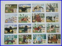 TY Beanie Ultra Rare Retired Clubby 1 Bear 1998 1st edition new in Original Case