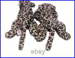 TY Beanie babys Freckles Lot Of 2, One Is VERY RARE with errors