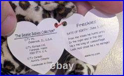 TY Beanie babys Freckles Lot Of 2, One Is VERY RARE with errors