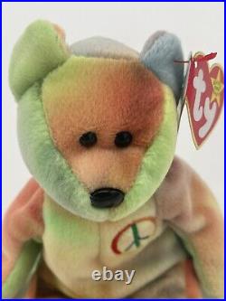 TY Benie Baby Peace The Bear 1996 Rare Benie Baby Mint