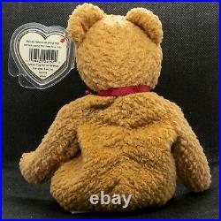 TY CURLY Beanie Baby Rare with multiple Hang tag and tush errors