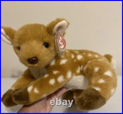 TY Classic BROOK FAWN Baby Deer Rare & HTF 2004 Mint NWT 12 Inches