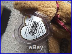 TY Curly Beanie Baby Error Tags- No cover up sticker, 1993 Ultra Rare