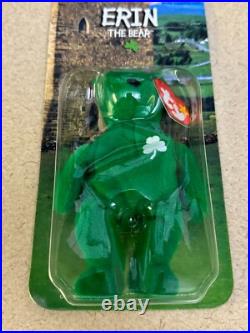 TY ERIN The Bear 1999 McDonalds Beanie Baby withRare Tag Errors (1993/Oakbrook)