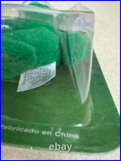 TY ERIN The Bear 1999 McDonalds Beanie Baby withRare Tag Errors (1993/Oakbrook)