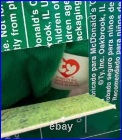 TY ERIN The Bear 1999 McDonalds Beanie Baby withRare Tag Errors (1993/Oakbrook)