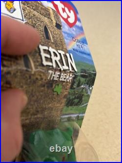 TY ERIN The Bear 1999 McDonalds Beanie Baby withRare Tag Errors (1993/Oakbrook)