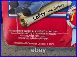 TY McDonald's Beanie Baby Liberty the Bear 1996 RARE TAG ERRORS