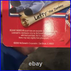 TY McDonald's Beanie Baby Righty The Elephant 1996 Rare Tag Errors, New