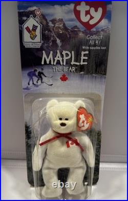 TY McDonalds Maple The Bear Beanie Baby RARE! Intro 1997SEALEDNEW! Retired Tag