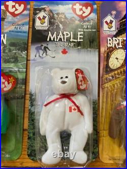 TY Mcdonalds Beanie Babies Bear Set RARE 1993 OAKBROOK 1999 unopened