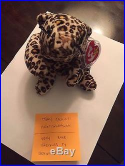 TY Original Beanie Baby FRECKLES The Leopard MINT CONDITION/RARE/RETIRED