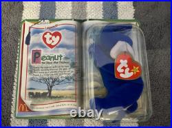 TY PEANUT The Royal Blue Elephant 1995 McDonalds Beanie Baby RARE RETIRED MINT TY PEANUT The Royal Blue Elephant 1995 McDonalds Beanie Baby RARE RETIRED MINT
