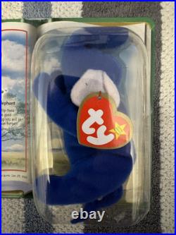 TY PEANUT The Royal Blue Elephant 1995 McDonalds Beanie Baby RARE RETIRED MINT TY PEANUT The Royal Blue Elephant 1995 McDonalds Beanie Baby RARE RETIRED MINT