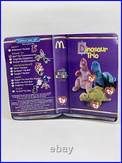 TY REX The Tyrannosaurus 1994 Mc Donalds Beanie Baby RARE RETIRED DINOSAUR TRIO