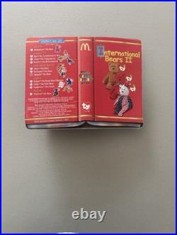 TY Rare Beanie Baby Spangle The Bear 1999 With White Face