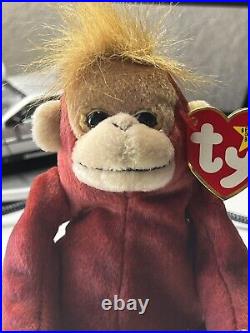 TY Schweetheart Beanie Baby. 1999. Rare Retired. PE Pellets. With CARD