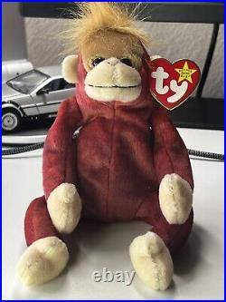 TY Schweetheart Beanie Baby. 1999. Rare Retired. PE Pellets. With CARD