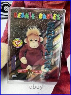 TY Schweetheart Beanie Baby. 1999. Rare Retired. PE Pellets. With CARD