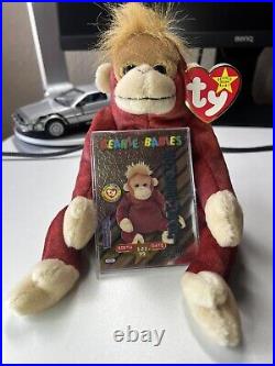 TY Schweetheart Beanie Baby. 1999. Rare Retired. PE Pellets. With CARD