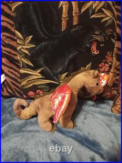 TY Scorch the dragon beanie baby, errors, very rare
