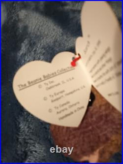 TY Scorch the dragon beanie baby, errors, very rare