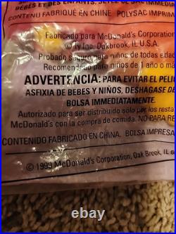 TY Teenie Beanie Babies Baby Strut the Rooster McDonalds #7 with Errors RARE