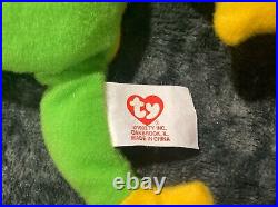 TY Teenie Beanie Babies Smoochy The Frog 1993 McDonald's RARE Retired withErrors