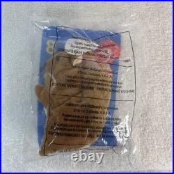 TY Teenie Beanie Baby McDonald's #8 Nut The Squirrel 1993 Rare WithErrors NEW