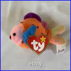 TY The Original Beanie Babies'Lips' The Fish RARE 1999 With Errors Teenie 5
