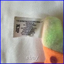 TY The Original Beanie Babies'Lips' The Fish RARE 1999 With Errors Teenie 5