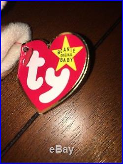 TY VERY RARE Pouch Beanie Baby With BONGO Tush Tag & BONGO without Hang Tag