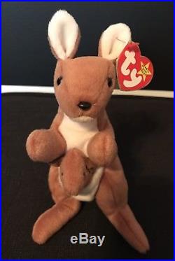 TY VERY RARE Pouch Style 4161 Beanie Baby With Errors