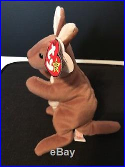 TY VERY RARE Pouch Style 4161 Beanie Baby With Errors