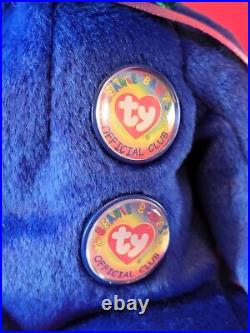TY beanie baby Clubby 98 Oddity with 2 buttons. Extremely rare