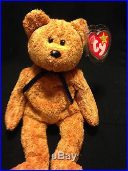 TY beanie baby Very Rare (fuzz) orig 1998 collectible with Tag Errors